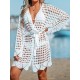 Swimsuit Beach Mini Dress with Long Sleeves