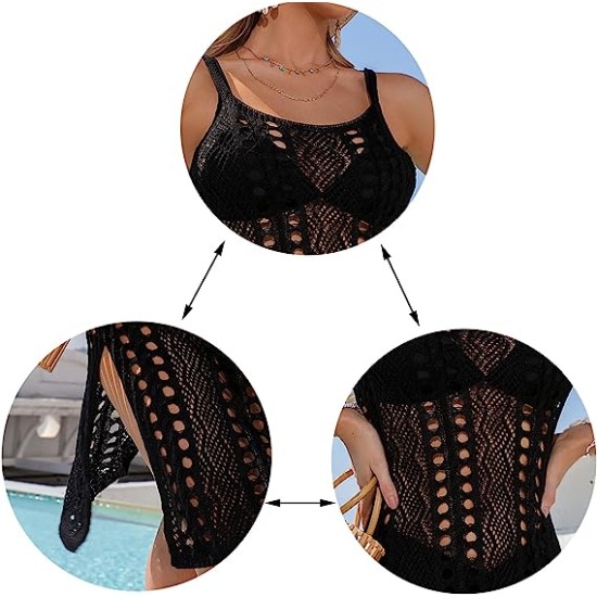 Hollow Out Swim Suit Cover Up for Women