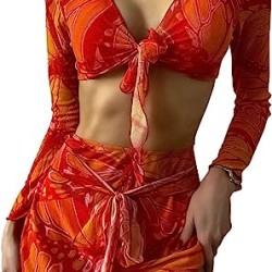 Women's 2 Piece Bikini Cover Up