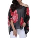 Women's Chiffon  Top Cover up Batwing Blouse