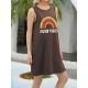 Sleeveless Shirts Beach Vacation Mini Dresses