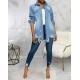 Distressed Jean Jacket for Women