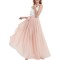 Women's  Chiffon High Waist Floor Length Pleated Summer Beach Skirt