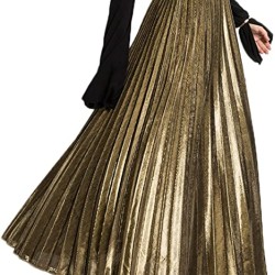 Women's Premium Metallic Shiny Skirt