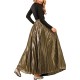 Women's Premium Metallic Shiny Skirt