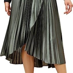 Women's High Wasit Pleated Skirt