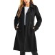 Women's Waterproof Trench Coat Long Double Breasted