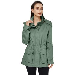 Women's Jacket Lightweight Casual Cotton Coat